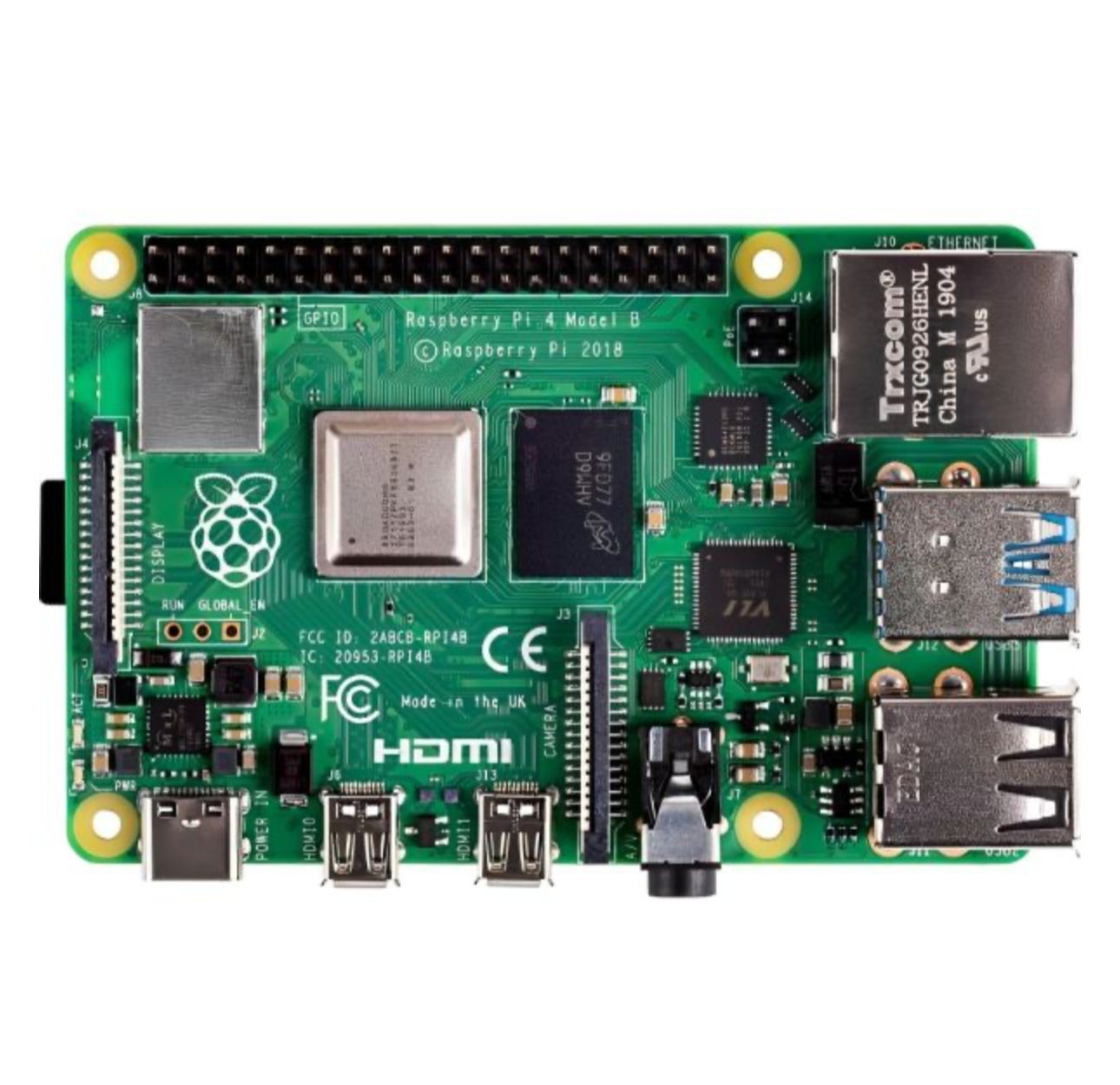 Kit Mini PC Raspberry PI 4 Model B Basic Starter 4GB - 6 Piezas