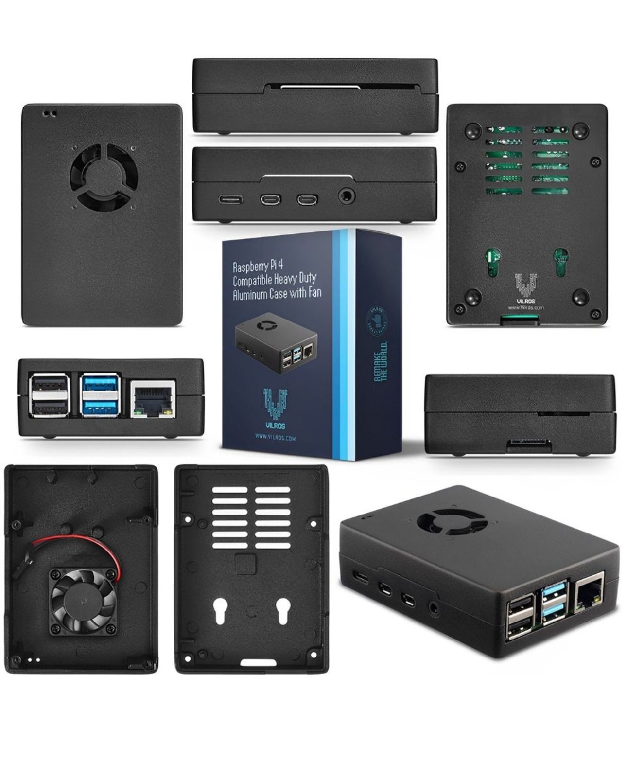 Kit Mini PC Raspberry PI 4 Model B Basic Starter 4GB - 6 Piezas