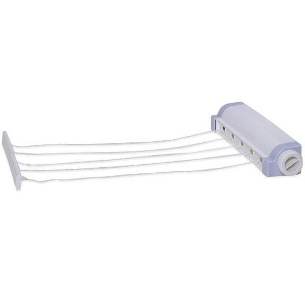 Tendedero Retráctil  de 5 Cuerdas - Blanco